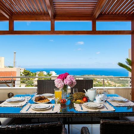 Azure Sea View Villa Rethymno Zimmer foto