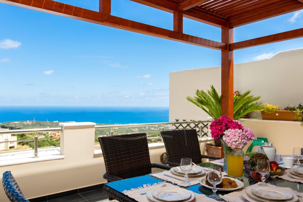 Azure Sea View Villa Rethymno Zimmer foto