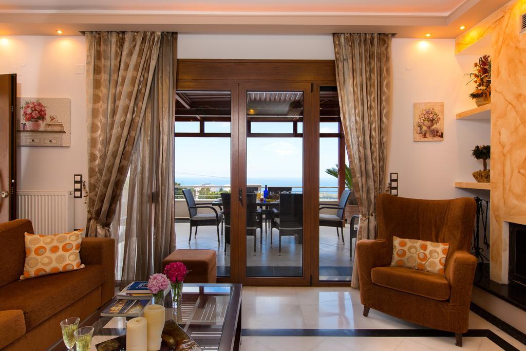 Azure Sea View Villa Rethymno Zimmer foto