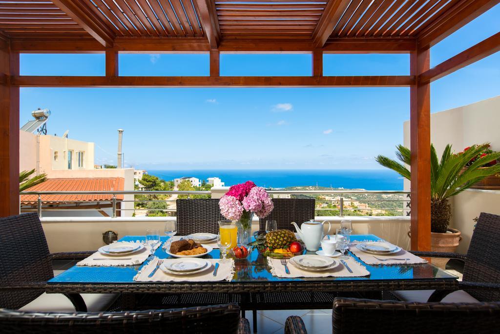 Azure Sea View Villa Rethymno Zimmer foto