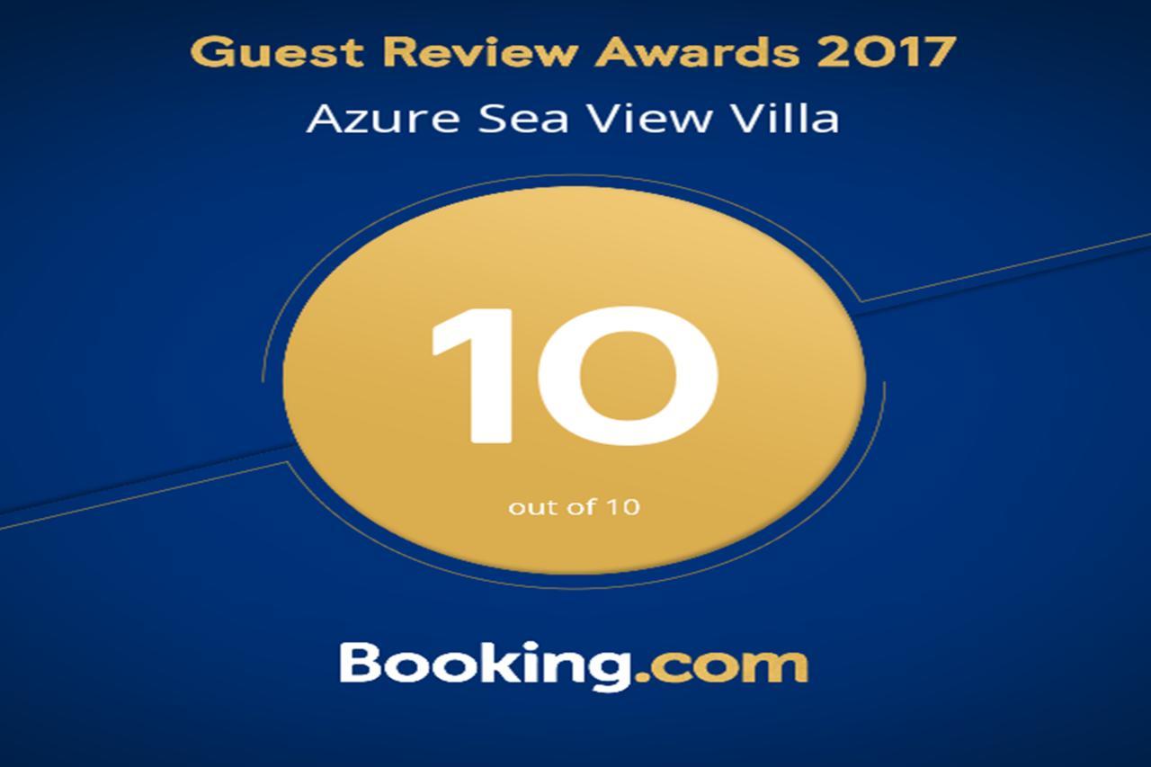 Azure Sea View Villa Rethymno Exterior foto